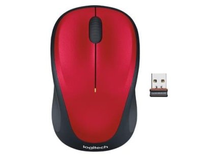 logitech wireless m235 cervena ien253498