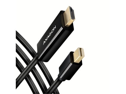 axagon rvdm hi14c2 minidisplayport hdmi 1 4 redukce kabel 1 8m ien394914