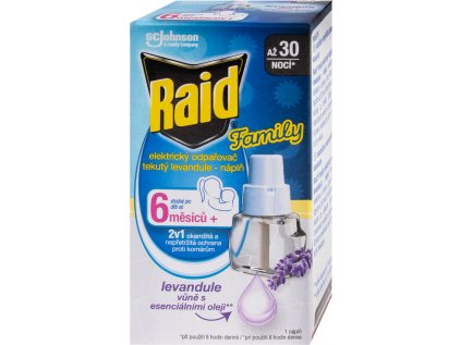 raid family tekuta napln do elektrickeho odparovace levandule 21ml ien522149