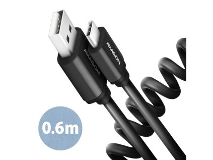 axagon bucm am10tb twister kabel usb c usb a 0 6m ien391499