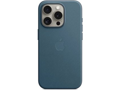 apple iphone 15 pro finewoven case s magsafe pacific blue ien502038
