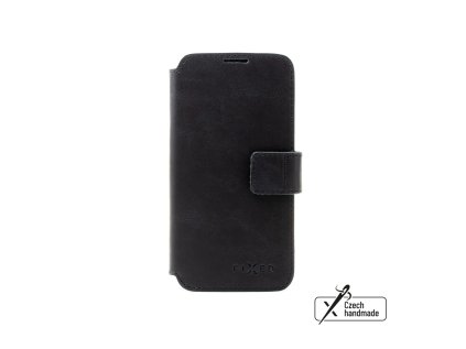kozene pouzdro typu kniha fixed profit pro apple iphone 14 cerne ien442349