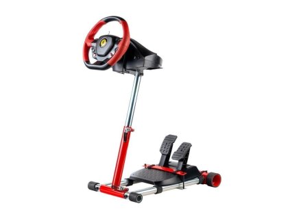 wheel stand pro stojan na volant a pedaly pro thrustmaster f458 spider cerveny ien224952