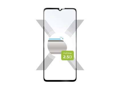 Ochranné tvrzené sklo FIXED Full-Cover pro Samsung Galaxy Xcover6 Pro, lepení přes celý displej, černé