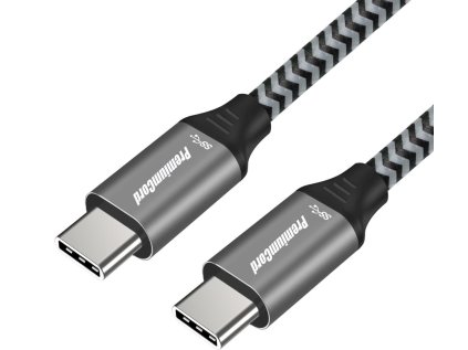 premiumcord kabel usb 3 2 gen 1 usb c male usb c male bavlneny oplet 1m ien395341