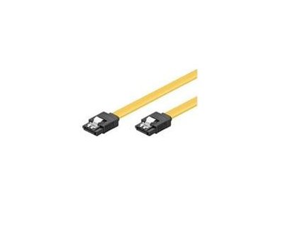 PremiumCord 0,3m SATA 3.0 datový kabel 1.5GBs / 3GBs / 6GBs, kov.západka