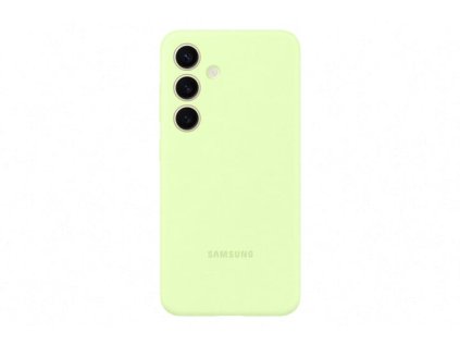 samsung silikonovy zadni kryt pro samsung galaxy s24 zeleny ien513371