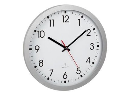 tfa analogove nastenne hodiny rizene radiovym dcf signalem 60 3522 02 stribrne ien336784