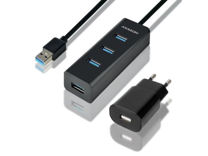 axagon hue s2bp 4x usb3 0 charging hub 1 2m kabel vc ac adapteru ien283880