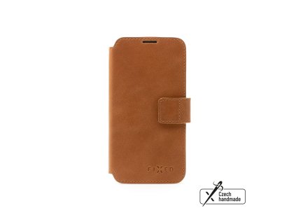kozene pouzdro typu kniha fixed profit pro apple iphone 14 plus hnede ien442339