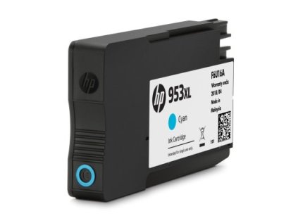 hp 953xl azurova inkoustova kazeta f6u16ae ien245941