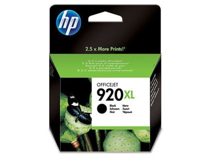 hp 920xl black 1200 stran pro oj 6500 cd975ae originalni ien84361