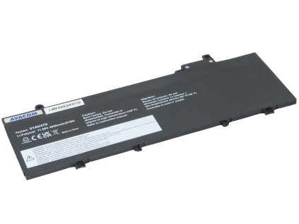 avacom lenovo thinkpad t480s li pol 11 58v 4950mah 57wh ien464269