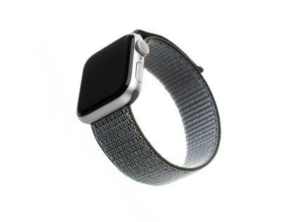 nylonovy reminek fixed nylon strap pro apple watch 38 40 41 mm olivovy ien434089