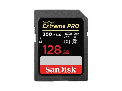 sandisk extreme pro sdxc 128gb 300mb s uhs ii u3 class 10 ien444235