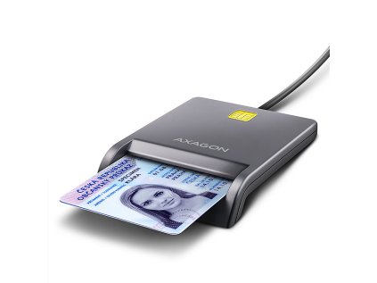 axagon cre sm3t usb a flatreader ctecka kontaktnich karet smart card eobcanka kabel 1 3m ien522985