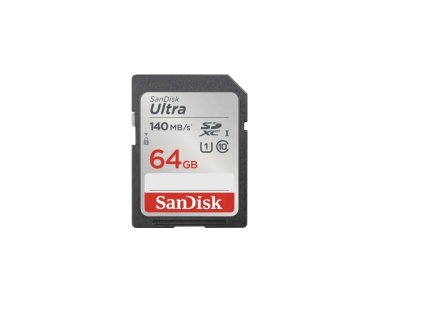 sandisk ultra sdxc 64gb 140mb s class10 uhs i ien444100