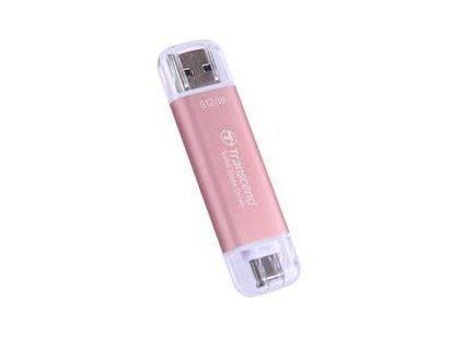 Transcend ESD310P 512GB, External SSD, USB 10Gbps, Type C/A