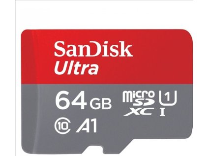 SanDisk Ultra microSDHC 64GB 140 MB/s UHS-I U1 Class 10 + Adaptér