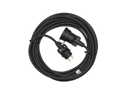 venkovni prodluzovaci kabel 30m 1 zasuvka cerny guma 230 v 1 5mm2 ig431032