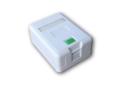 datacom datova zasuvka utp cat5e 1xrj45 na omitku protiprachova ien166884