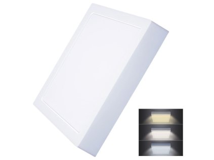 solight led mini panel cct prisazeny 24w 1800lm 3000k 4000k 6000k ctvercovy ien473105