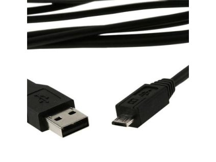 USB-A Male/microUSB Male 2.0, 1m, Black High Quality