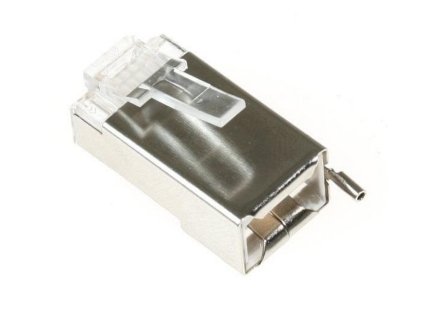 masterlan konektor stp rj45 cat 5e 8p8c drat pozlaceny zemnici ocko ien268242