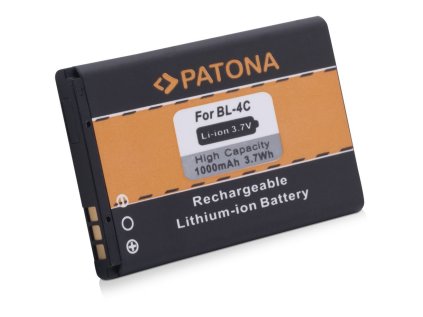 patona baterie pro mobilni telefon nokia bl 4c 1000mah 3 7v li ion ien443929