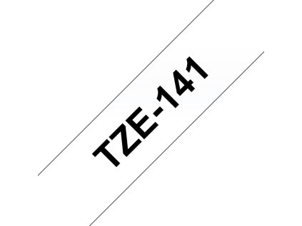 brother tz 141 prusvitna cerna 18mm laminovana ien57577