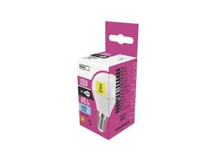 LED žárovka Classic Mini Globe 5W E14 studená bílá
