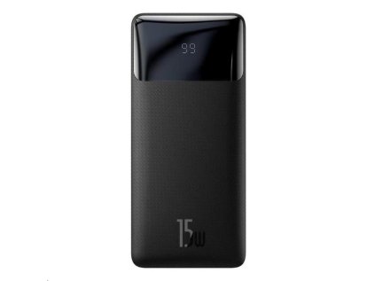 baseus bipow powerbanka s digitalnim displejem 30000mah 15w cerna ien482552