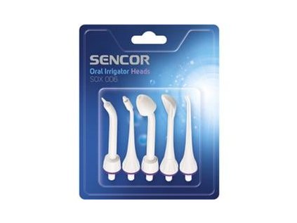 sencor sox 006 nahradni nastavce pro ustni sprchu soi 11x 5 ks ig491708