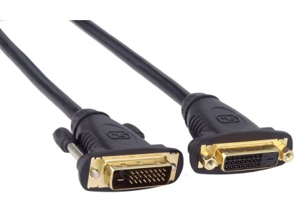 premiumcord dvi d prodluzovaci kabel dual link dvi 24 1 mf 2m ien167170