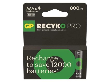 nabijeci baterie gp recyko pro professional aaa hr03 4 ks ien431689