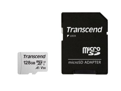transcend microsdxc 300s 128gb adapter ien318925