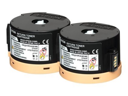 epson toner cerny pro al m200 mx200 baleni 2x2500str original ien436818