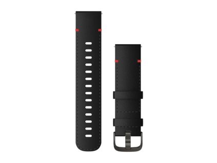 garmin reminek quick release 22 mm kozeny cerny seda prezka ien386386