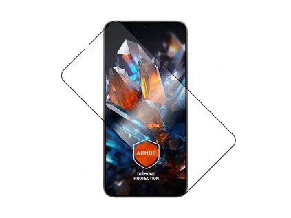premiove ochranne tvrzene sklo fixed armor s aplikatorem pro samsung galaxy s24 cerne ien517236