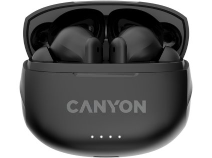 canyon tws8b bluetooth bezdratova sluchatka s mikrofonem cerna ien495494