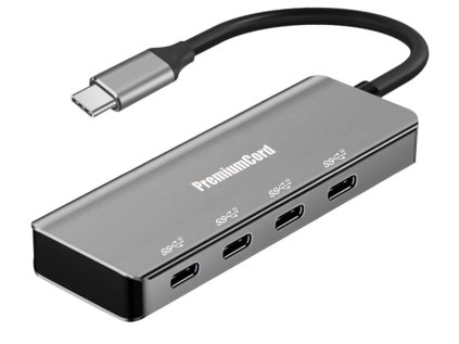 5g superspeed hub usb c na 4x usb 3 2 c aluminum ien488859