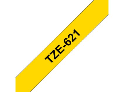 brother tze 621 zluta cerna 9mm laminovana ien57586