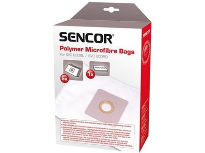 sencor sacky do vysavace svc 600bl rd 5 ks ien174012