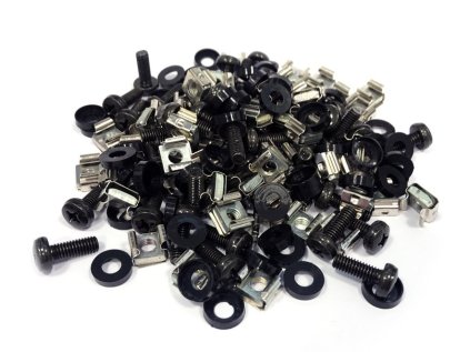 datacom montazni sada m6 50ks bal 16mm black ien520988