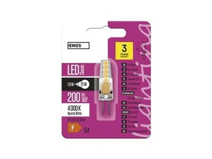 led zarovka classic jc 1 9w 12v g4 neutralni bila ig431386