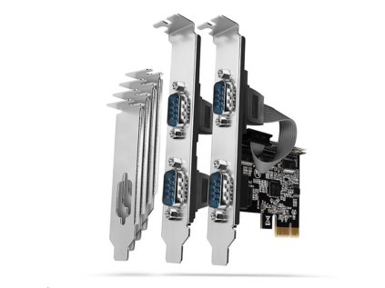 axagon pcea s4n pcie radic 4x seriovy port ien362744