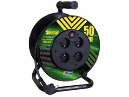 pvc prodluzovaci kabel buben 4 zasuvky 50m ien244447