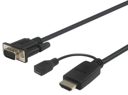 kabelovy prevodnik hdmi na vga s napajecim micro usb konektorem 2m ien283822