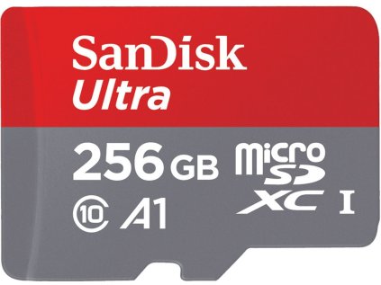 SanDisk Ultra microSDXC 256GB 150MB/s A1 Class10 UHS-I + Adaptér