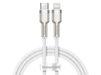 Baseus Cafule Series nabíjecí/datový kabel USB-C na Lightning PD 20W 1m, bílá